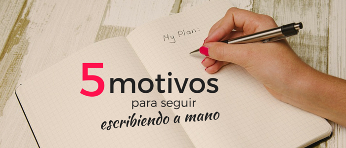 escribir a mano